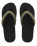 The Foamlife Mens Sully Flip Flops in Black