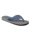 The Foamlife Mens Sully Flip Flops in Stone Grey