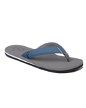 The Foamlife Mens Sully Flip Flops in Stone Grey