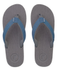 The Foamlife Mens Sully Flip Flops in Stone Grey