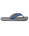 The Foamlife Mens Sully Flip Flops in Stone Grey