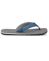 The Foamlife Mens Sully Flip Flops in Stone Grey