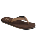 The Foamlife Mens Seales Earth Flip Flops in Earth Brown