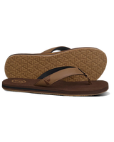 The Foamlife Mens Seales Earth Flip Flops in Earth Brown