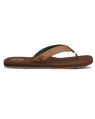 The Foamlife Mens Seales Earth Flip Flops in Earth Brown