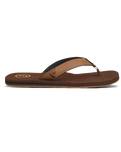 The Foamlife Mens Seales Earth Flip Flops in Earth Brown
