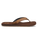 The Foamlife Mens Seales Earth Flip Flops in Earth Brown