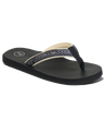 The Foamlife Womens Yogi Flip Flops in Black