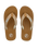 The Foamlife Womens Yogi Flip Flops in Latte Brown