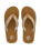 The Foamlife Womens Yogi Flip Flops in Latte Brown