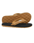 The Foamlife Womens Harts Flip Flops in Black