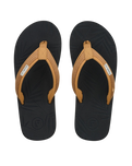 The Foamlife Womens Harts Flip Flops in Black