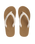 Sully Flip Flops in Latte Brown