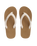 Sully Flip Flops in Latte Brown