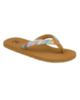 K Bay Flip Flops in Latte Brown