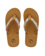 K Bay Flip Flops in Latte Brown