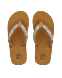 K Bay Flip Flops in Latte Brown