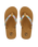 K Bay Flip Flops in Latte Brown
