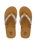 K Bay Flip Flops in Latte Brown