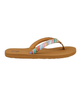 K Bay Flip Flops in Latte Brown