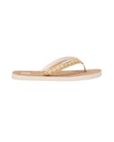 Vayla Flip Flops in Light Beige