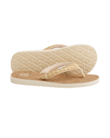Vayla Flip Flops in Light Beige
