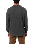 Therman Thermal Sweatshirt in Black Wash