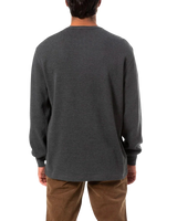 Therman Thermal Sweatshirt in Black Wash