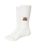 The Katin Mens Peaks Socks in Off White