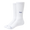 Script Socks in White
