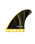 The Futures Fins P6 Legacy Series Thruster Medium Fins in Yellow