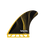 The Futures Fins P8 Legacy Series Thruster Large Fins in Yellow