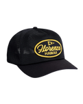 Hawaii Mesh Trucker Cap in Black