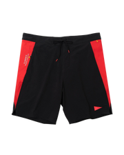 F1 Burgee Cordura Boardshorts in Black & Red