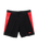 F1 Burgee Cordura Boardshorts in Black & Red