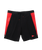 F1 Burgee Cordura Boardshorts in Black & Red