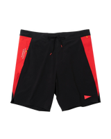 F1 Burgee Cordura Boardshorts in Black & Red