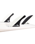 The FCS II Mick Fanning Large PC Tri Fins in Multi