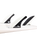 The FCS II Mick Fanning Large PC Tri Fins in Multi