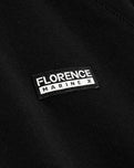 The Florence Marine X Mens Label Crew Sweatshirt in Black