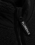 The Florence Marine X Mens High Pile Utility Fleece Jacket in Black