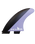 The FCS II Mick Fanning Medium PC Tri Fins in Charcoal & Lavender