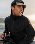 The Florence Marine X Mens Rain Pro 2.5 Layer Waterproof Shell Jacket in Black