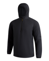 Ultralight 1/2 Zip Jacket in Black