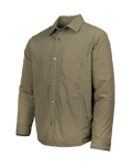 The Florence Marine X Mens Wind Pro Utility Overshirt Jacket in Burnt Olive