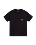 Coral Pocket T-Shirt in Black