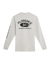 Equipment Modern Long Sleeve T-Shirt in Off White