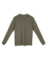 Burgee Long Sleeve T-Shirt in Burnt Olive