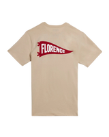 Pennant T-Shirt in Tan