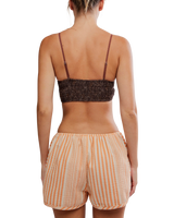 Rosie Longline Bralette in Brunette